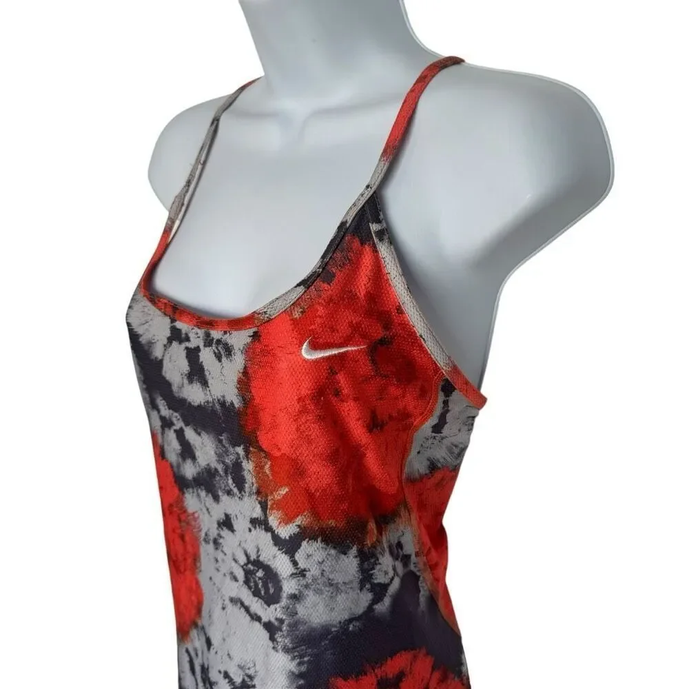 Nike Activewear Tank Top Orange Multi Women’s Medium